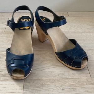 Swedish Hasbeen Super High Peep Toe